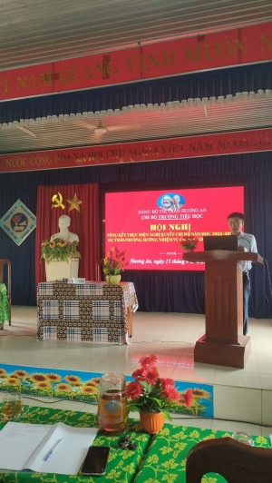 Hội nghị Chi bộ năm học 2023-2024